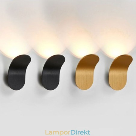 Minimalistisk Vägglampa I Aluminium Minimalistisk Vägglampa I Aluminium