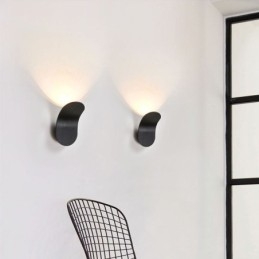 Minimalistisk Vägglampa I Aluminium