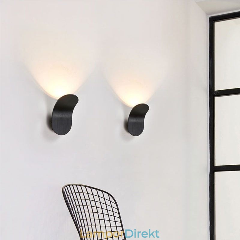 Minimalistisk Vägglampa I Aluminium