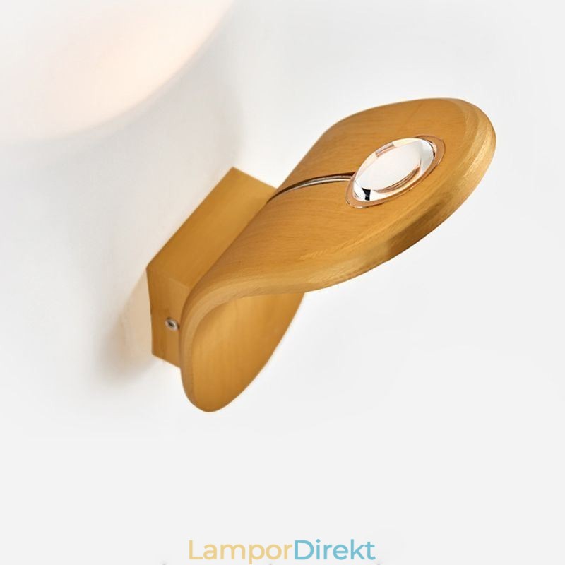 Minimalistisk Vägglampa I Aluminium