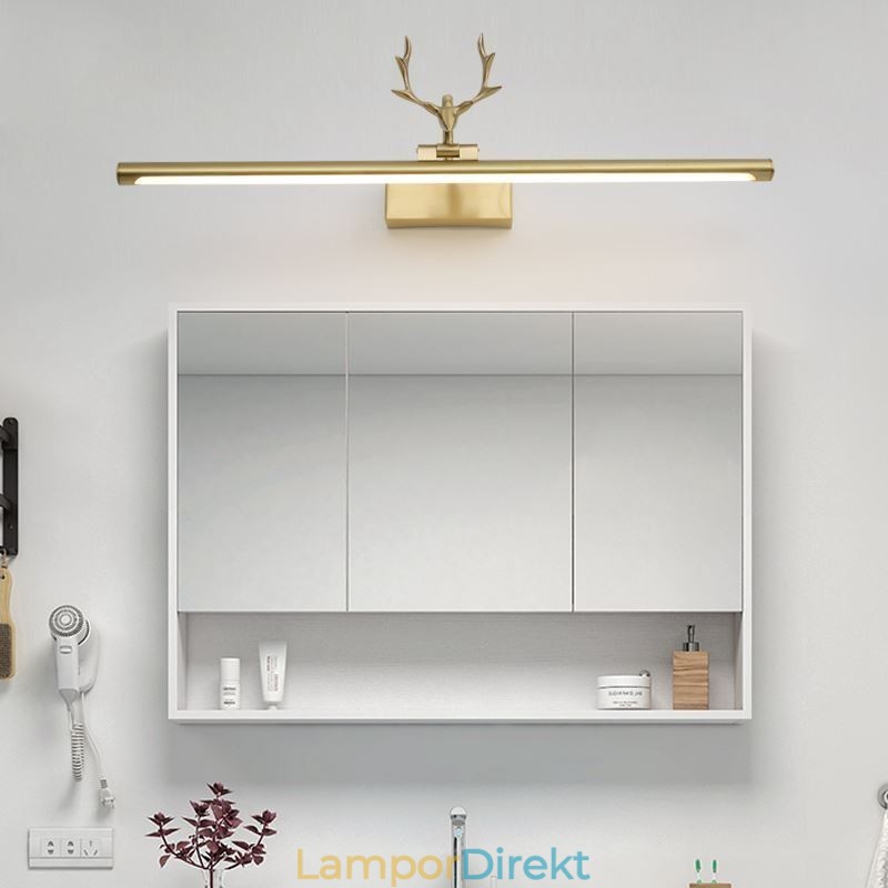Nordic Brass Vägglampa Spegel Front Light