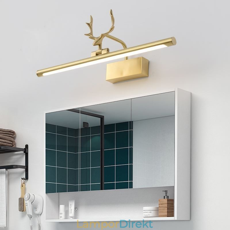 Nordic Brass Vägglampa Spegel Front Light