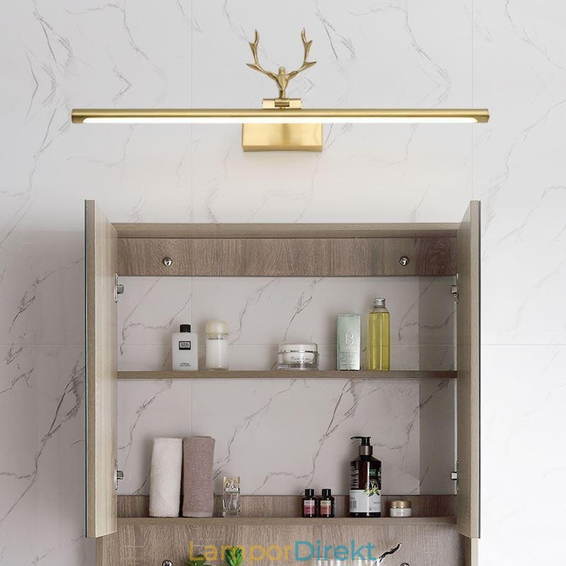 Nordic Brass Vägglampa Spegel Front Light