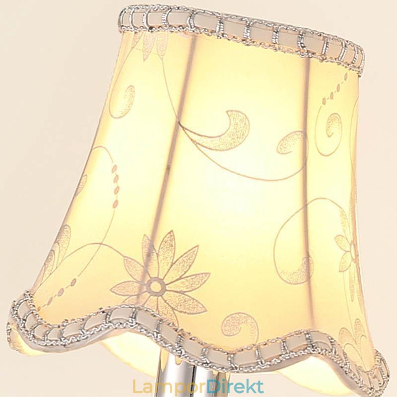 Klassisk Europeisk Stil Crystal Sconce Elegant Vägglampa