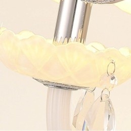 Klassisk Europeisk Stil Crystal Sconce Elegant Vägglampa
