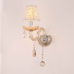 Elegant Crystal Sconce Väggljusgång I Europeisk Stil