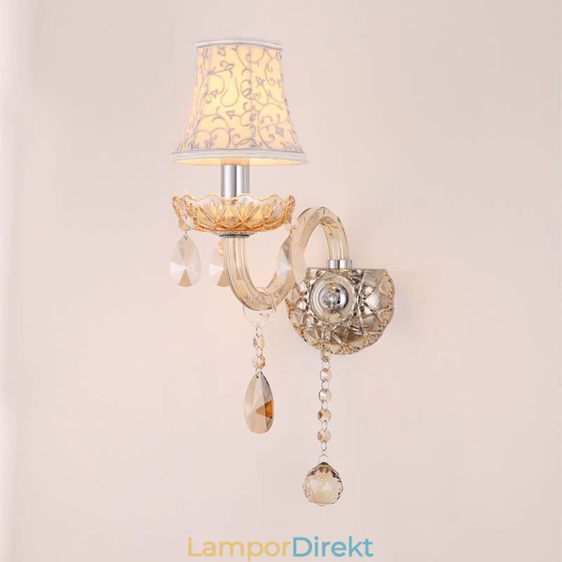 Elegant Crystal Sconce Väggljusgång I Europeisk Stil
