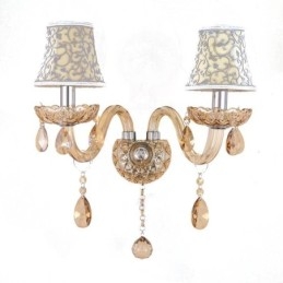 Elegant Crystal Sconce Väggljusgång I Europeisk Stil