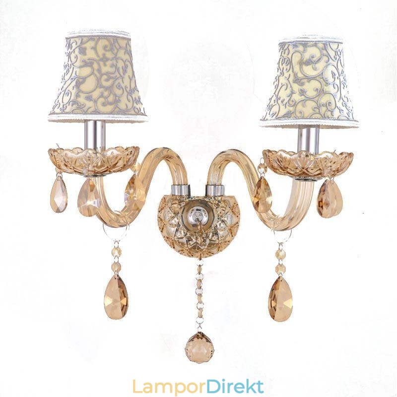 Elegant Crystal Sconce Väggljusgång I Europeisk Stil