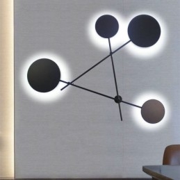 Modern Vägglampa I Geometrisk Form Järnarmatur