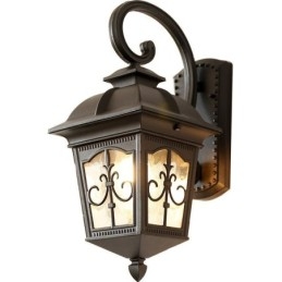 European Retro Outdoor Vägglampa Vattentät Pil Blomma Vägglampa