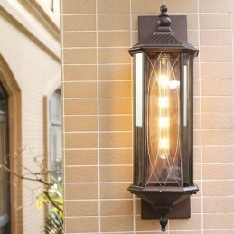 Kinesisk Utomhus Vägglampa Enkelhuvud Vattentät Streamer Vägglampa