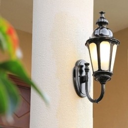 Modernt Enkelt Utomhusljus Vattentät Plommonblomningsvägglampa Innergårdskorridor Trädgård