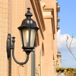 Modernt Enkelt Utomhusljus Vattentät Plommonblomningsvägglampa Innergårdskorridor Trädgård