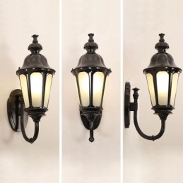 Modernt Enkelt Utomhusljus Vattentät Plommonblomningsvägglampa Innergårdskorridor Trädgård