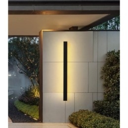 Outdoor Long Modern Contemporary Vägglampa Sconce Vägglampa Ip 44 För Veranda Uteplats Trädgård