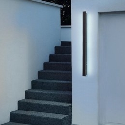 Outdoor Long Modern Contemporary Vägglampa Sconce Vägglampa Ip 44 För Veranda Uteplats Trädgård