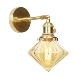 Modern Vägglampa Med Glasskärm