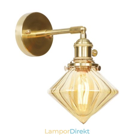 Modern Vägglampa Med Glasskärm Modern Vägglampa Med Glasskärm