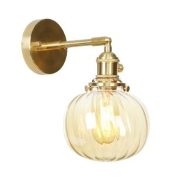 Modern Bean Vägglampa Med Kulglasskärm