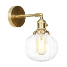 Modern Bean Vägglampa Med Kulglasskärm