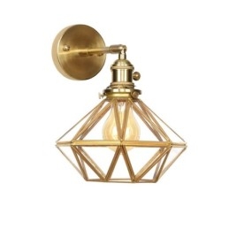 Modern Vägglampa Med Glasskärm