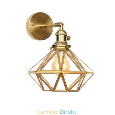Modern Vägglampa Med Glasskärm Modern Vägglampa Med Glasskärm