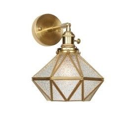 Modern Vägglampa Med Glasskärm