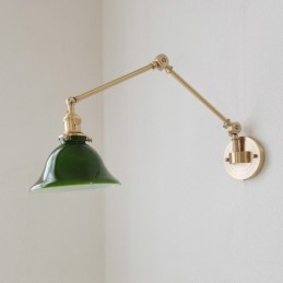 Modern Vägglampa Med Glasskärm