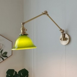 Modern Vägglampa Med Glasskärm
