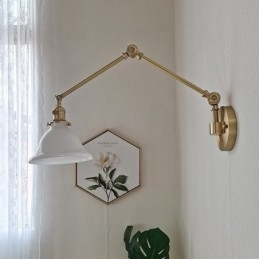 Modern Vägglampa Med Glasskärm