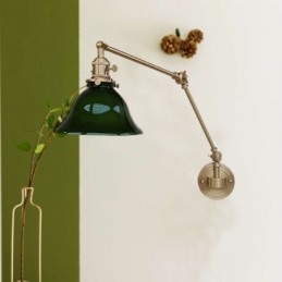 Modern Vägglampa Med Glasskärm