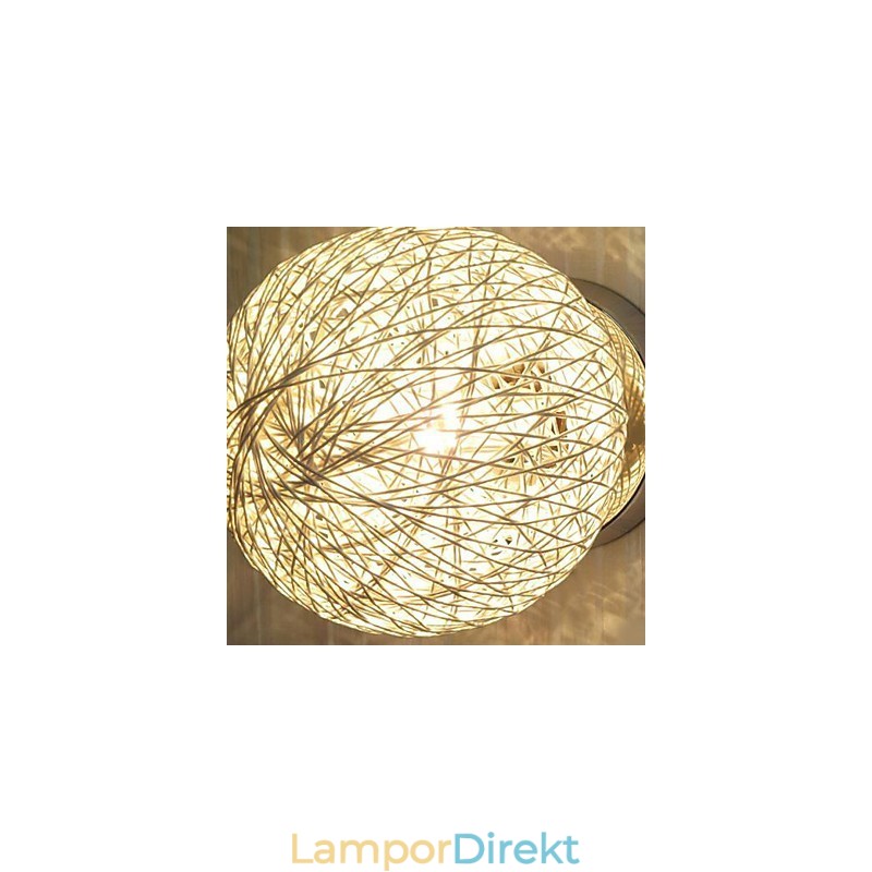 Modern Och Modern Lykta Globe Chrome Metal Flush Mount