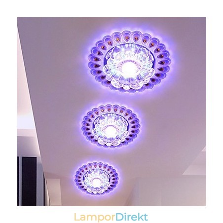 Kristall Taklampa Spotlight Smd 3W Creative Lamp Rör Ljus Färgglad Färg Kupolljus Kristall Taklampa Spotlight Smd 3W Creative Lamp Rör Ljus Färgglad Färg Kupolljus