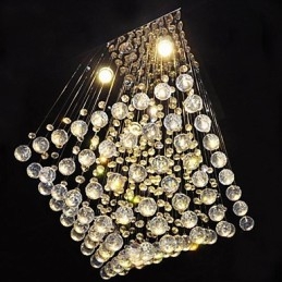 Clear Crystal 4 Lights Flush Mount I Enkel Design