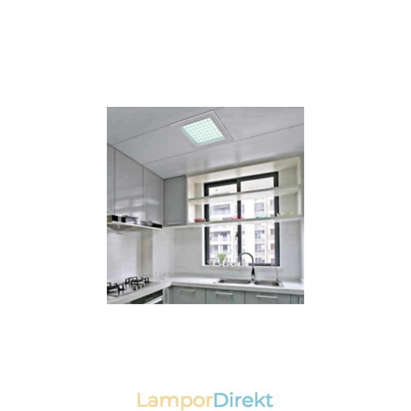 Moderna Flush Mount Lights Fyrkantig Form