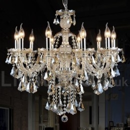 Cognac Crystal Color Pendel Light Crystal Modern Contemporary Traditional Classic Retro Lantern Country
