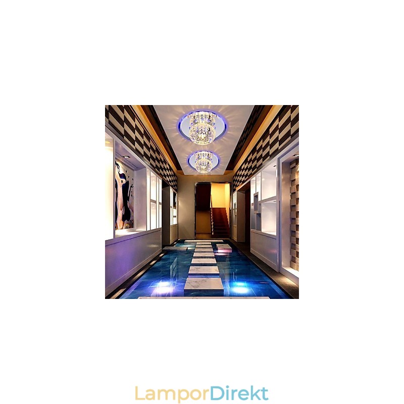 Kristalllampa Smd Creativetube Spotlight Absorbera Kupolljus