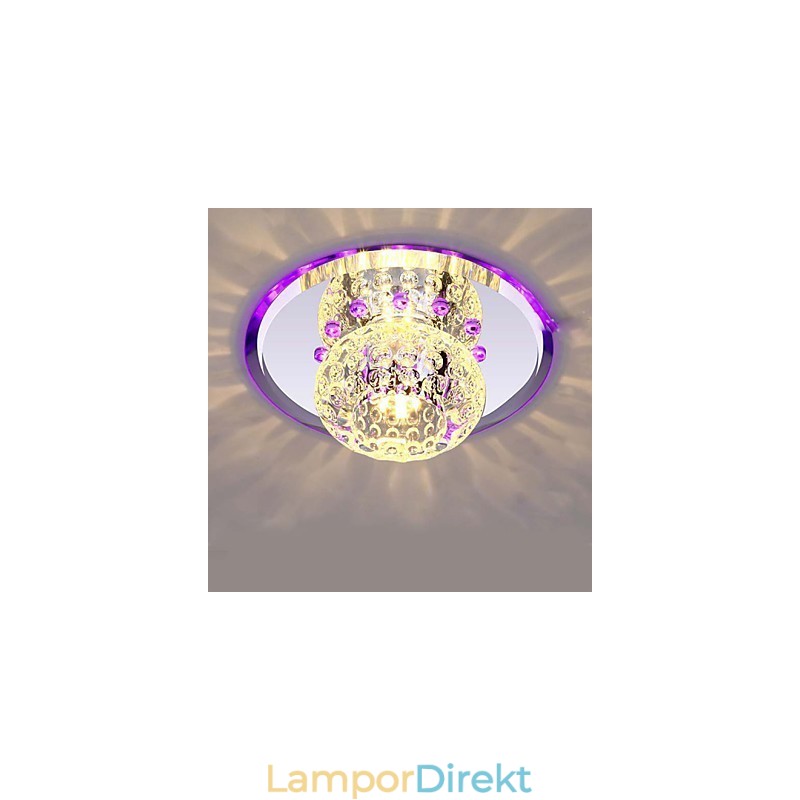 Kristalllampa Smd Creativetube Spotlight Absorbera Kupolljus