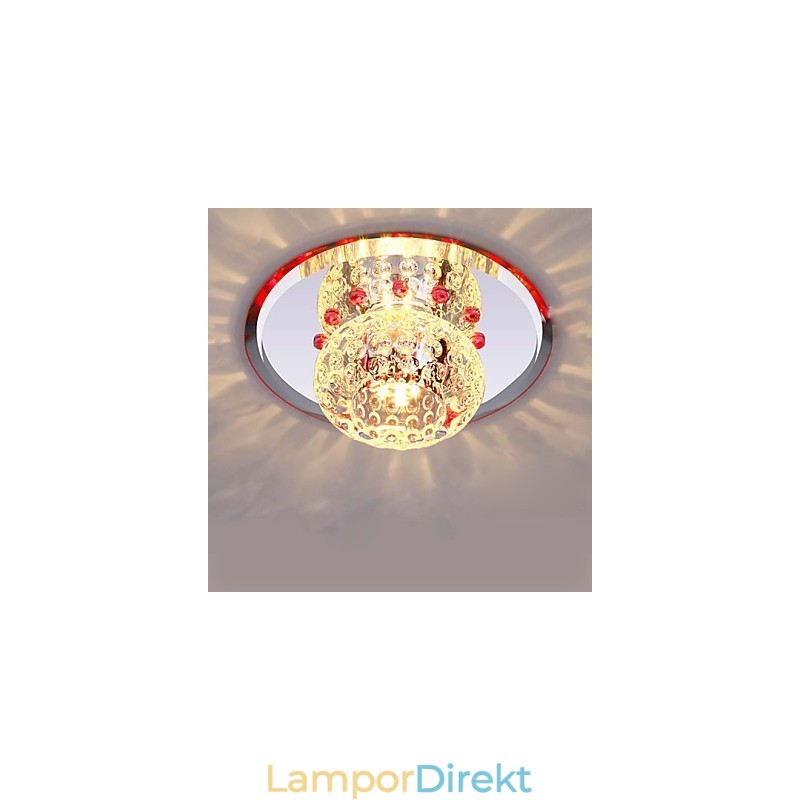 Kristalllampa Smd Creativetube Spotlight Absorbera Kupolljus