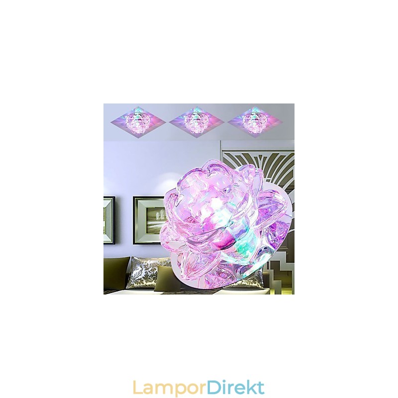 Kristalllampa Smd Creativetube Spotlight Absorbera Kupolljus