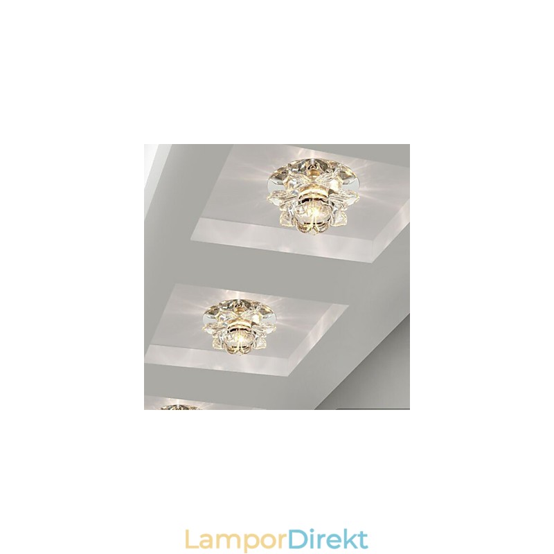 Kristalllampa Smd Creativetube Spotlight Absorbera Kupolljus