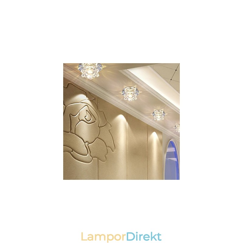 Kristalllampa Smd Creativetube Spotlight Absorbera Kupolljus