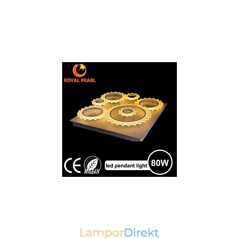 Cool White Epistar Chips 80W Pendelljus