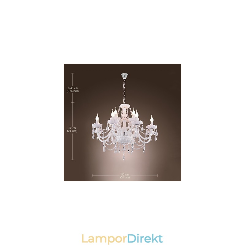 Modern Och Modern Galvaniserad Ljuskrona