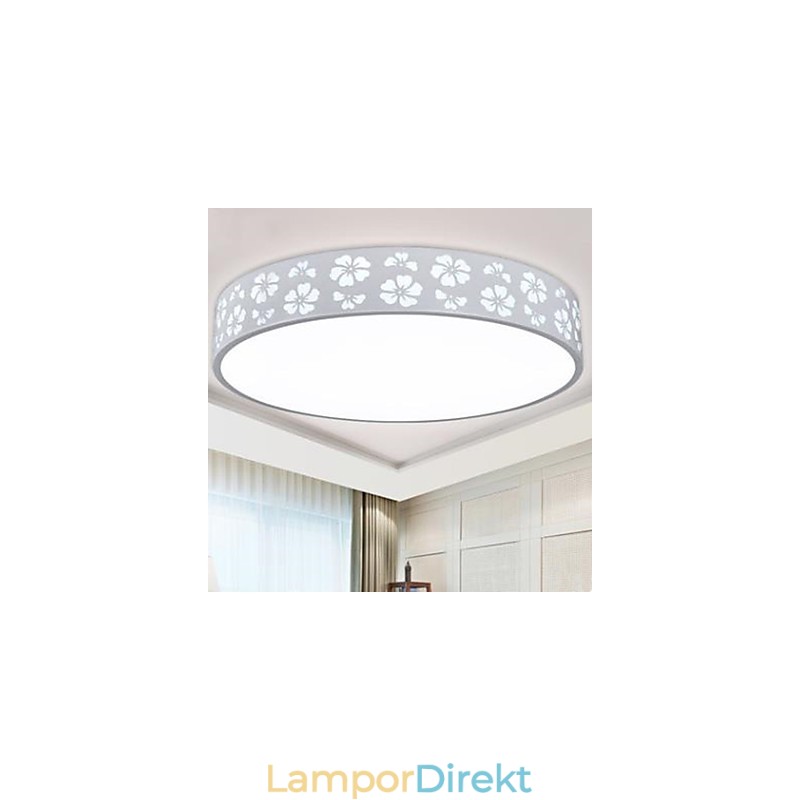 Smidesjärn Ihålig Plommonblomning Sidocirkulär Kupolljus