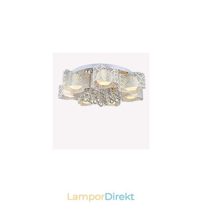 Flush Mount Crystal Modern Contemporary Metal