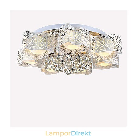 Flush Mount Crystal Modern Contemporary Metal