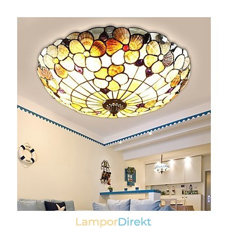 Medelhavets Snäckor Absorberar Dome Light Rural Chimney