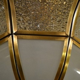 Traditionella Klassiska Mini Stil Mässing Metall Flush Mount Spotlights